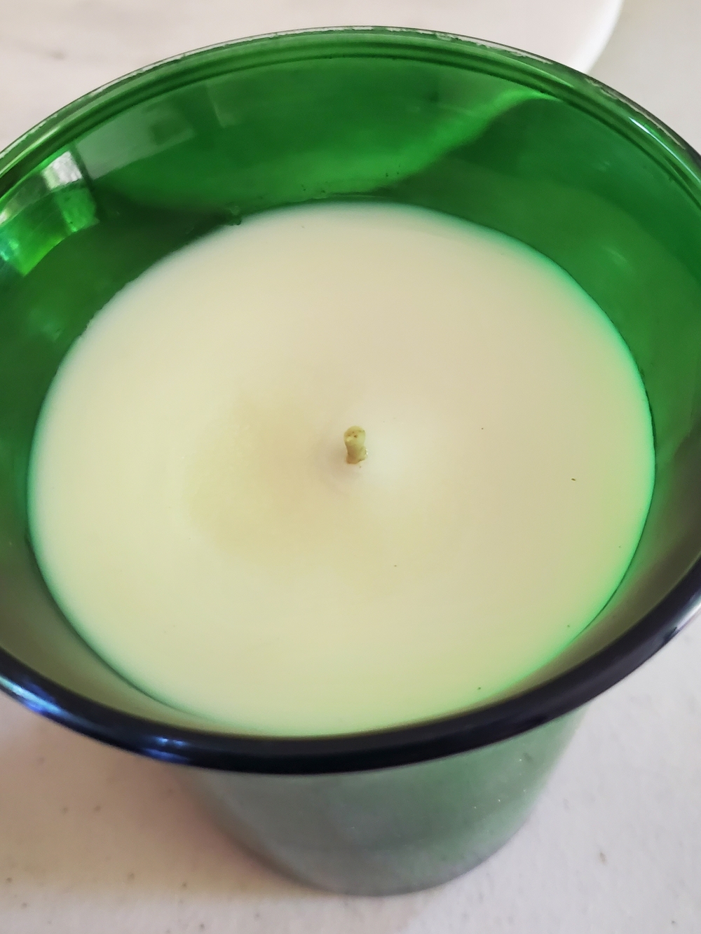 Autumn Maple Leaves scent 24 oz Candle green jar New Home Interiors clean burn - Picture 7 of 15